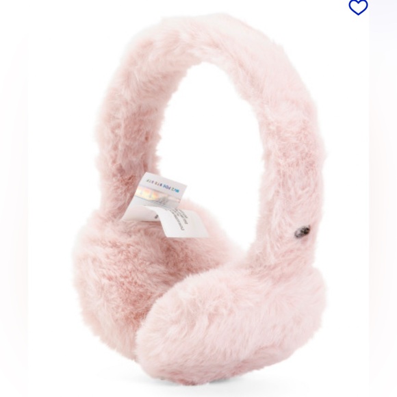 NWT UGG Faux Fur Earmuffs with UGG Box- Pink Crystal - Picture 3 of 6